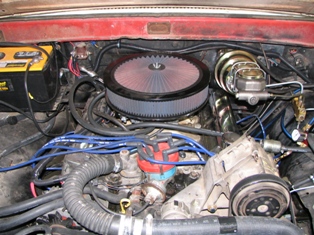Eninge compartment looking nice